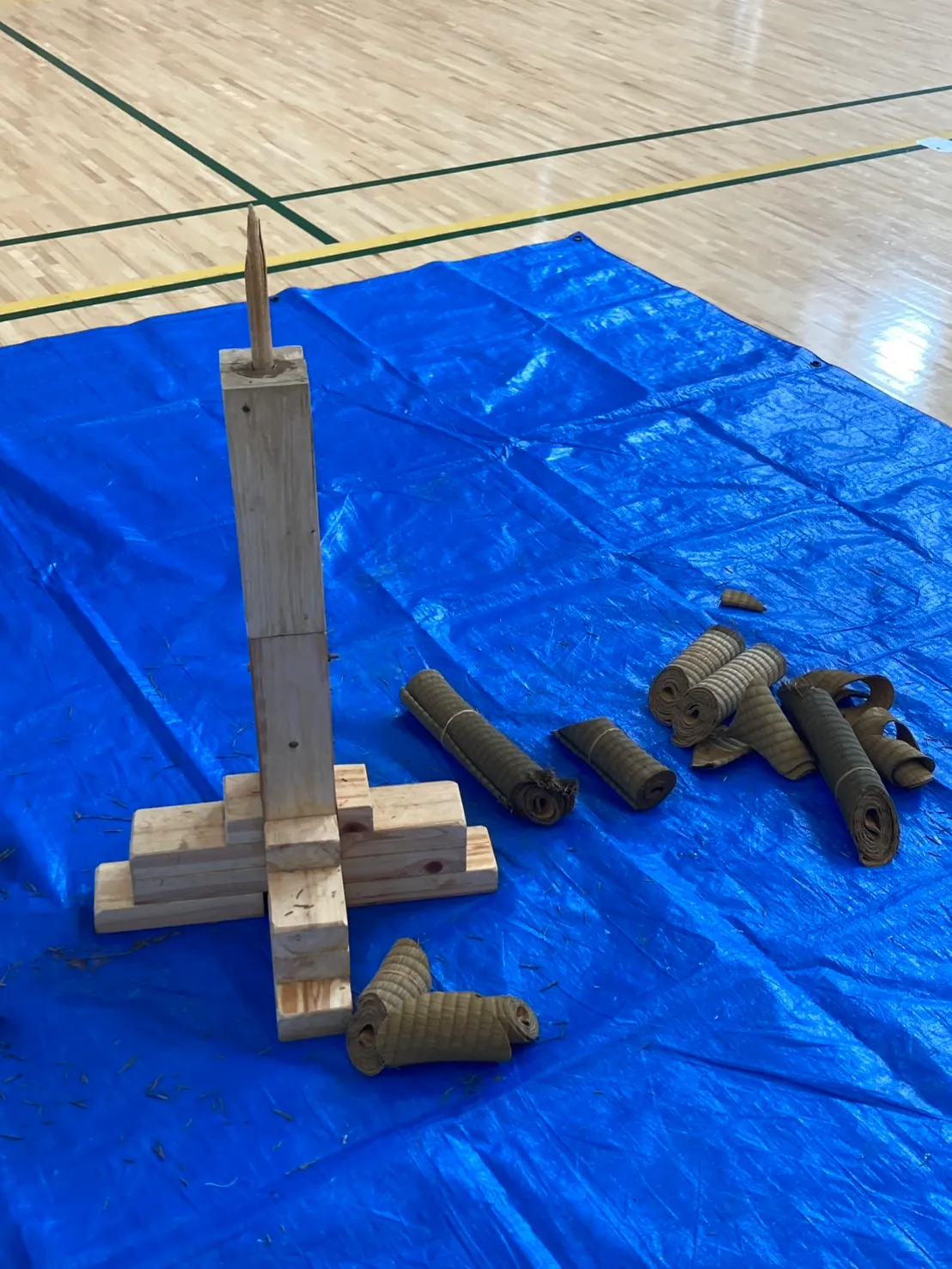 試し斬り稽古を行いました