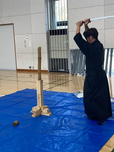 試し斬り稽古を行いました ギャラリー画像 5